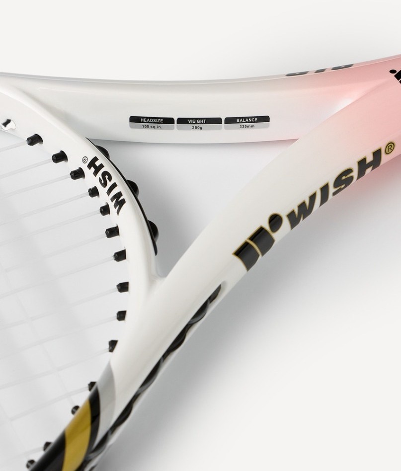 Ракетка для большого тенниса WISH Air Flex 818 26", розовый/белый (2119119)