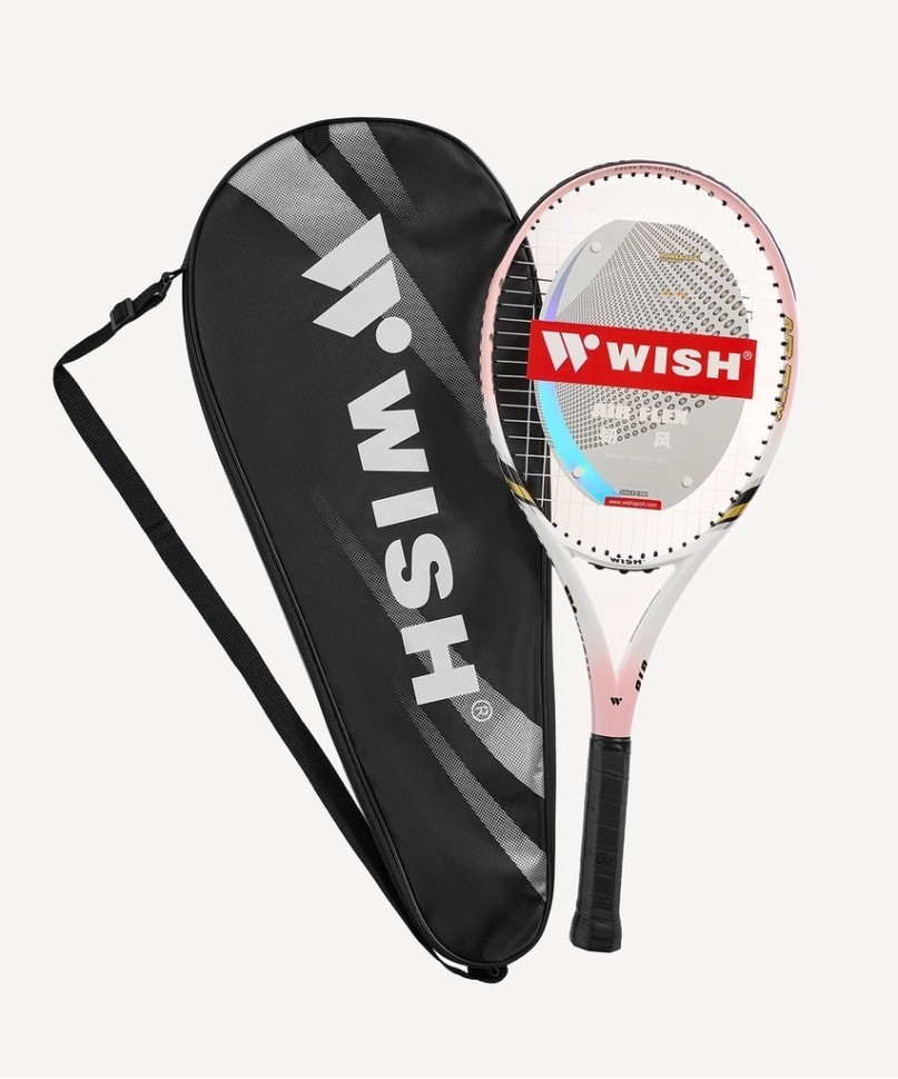 Ракетка для большого тенниса WISH Air Flex 818 26", розовый/белый (2119119)