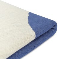 Плед из хлопка с авторским принтом синего цвета из коллекции freak fruit, 130х180 см (76785)