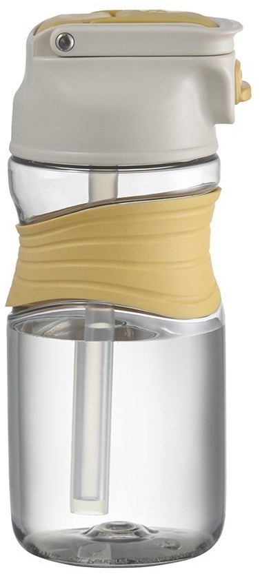 Бутылка для воды slow sip, 450 мл, желтая (74671)