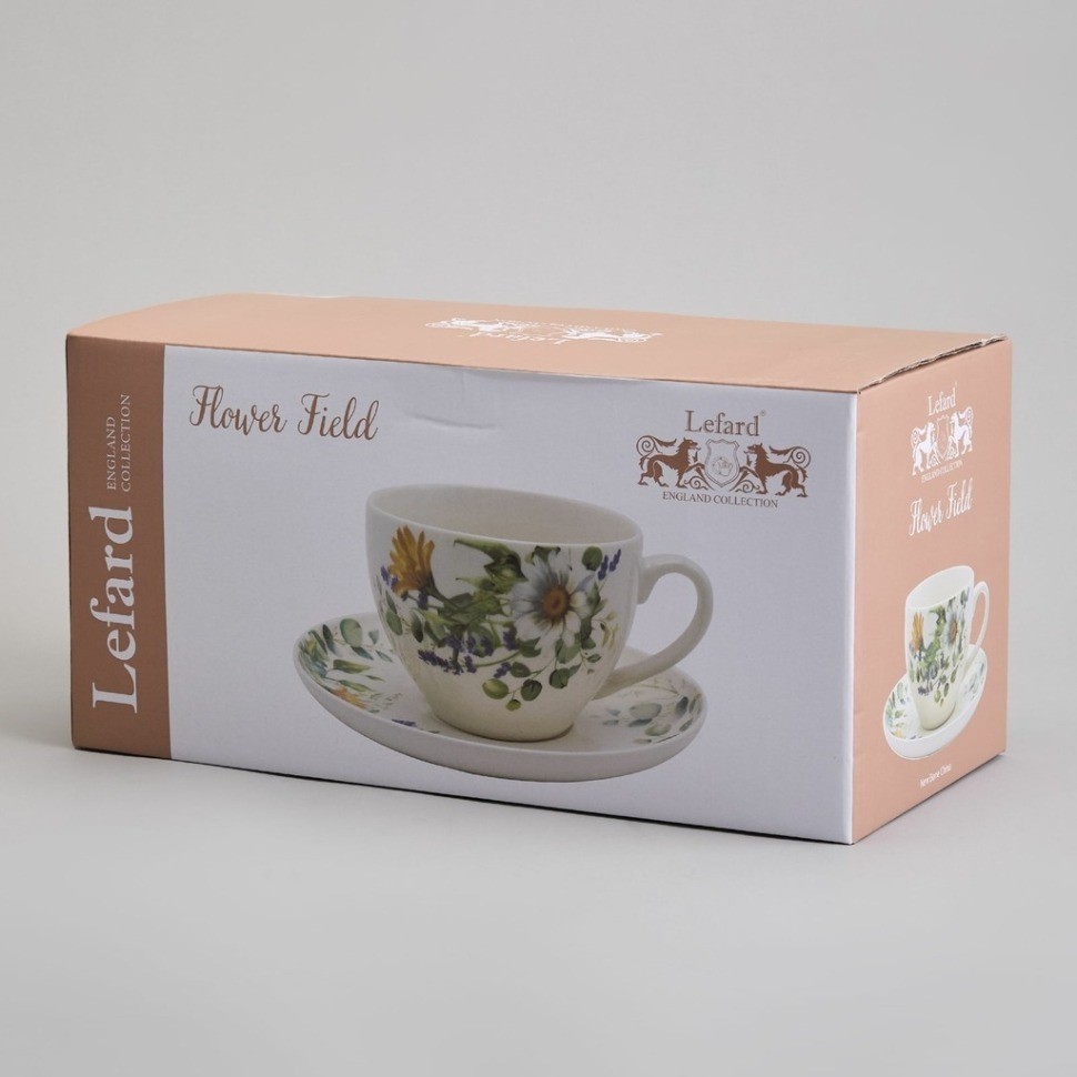 Чайный набор lefard "ромашковое поле" на 6 пер. 12 пр. 250 мл (358-2228)