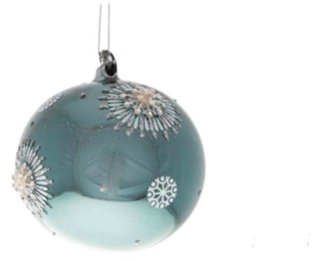 Новогодняя игрушка шар P15409, blue, GOODWILL