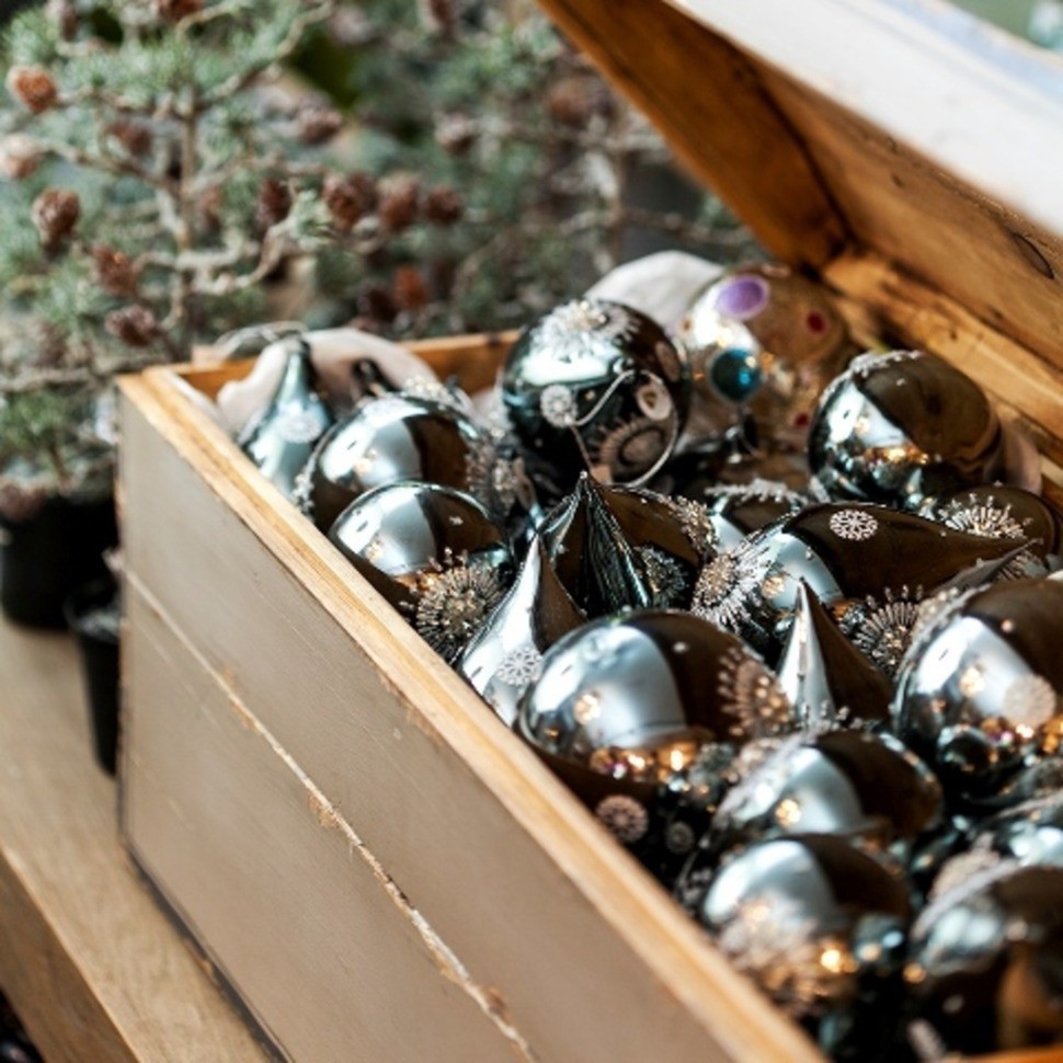 Новогодняя игрушка шар P15409, blue, GOODWILL