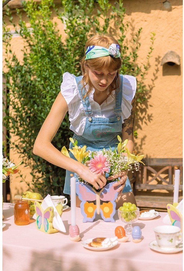 Ваза woodland, butterfly, 20 см (78936)