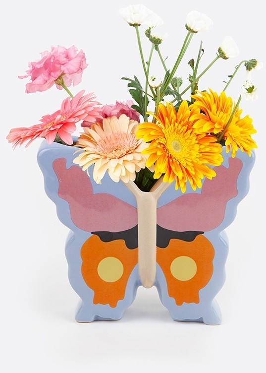 Ваза woodland, butterfly, 20 см (78936)