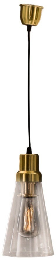 Люстра Филамен 8006, металл, стекло, clear/brass, RESTORATION HARDWARE