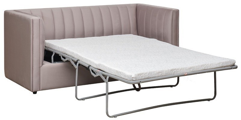 Диван Paolo двухместн.раскл. велюр беж. Colt1001 182*90*78см,2 под. (TT-00012861)