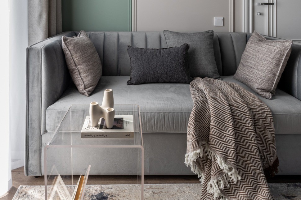 Диван Paolo двухместн.раскл. велюр беж. Colt1001 182*90*78см,2 под. (TT-00012861)