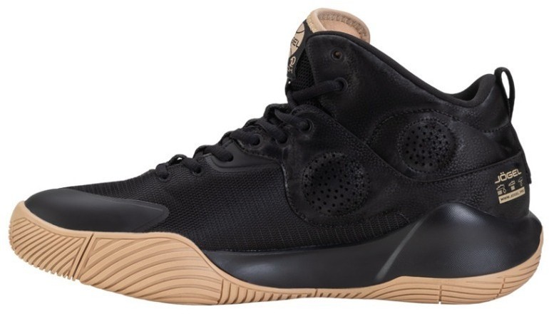 БЕЗ УПАКОВКИ Кроссовки баскетбольные JOGEL  Launch MID, Black/gold (2125637)