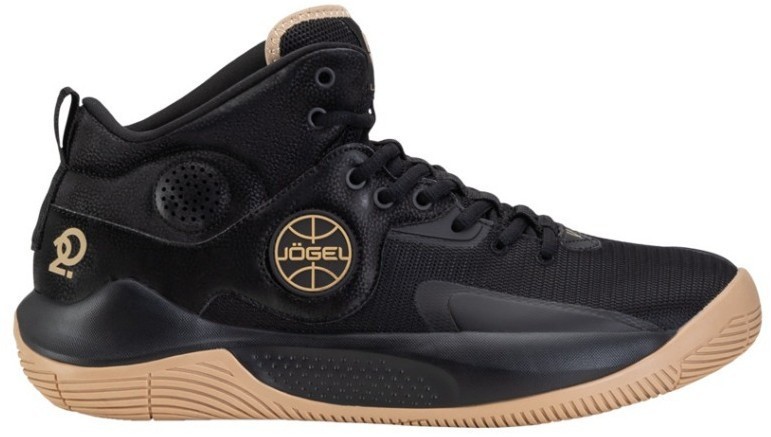 БЕЗ УПАКОВКИ Кроссовки баскетбольные JOGEL  Launch MID, Black/gold (2125637)