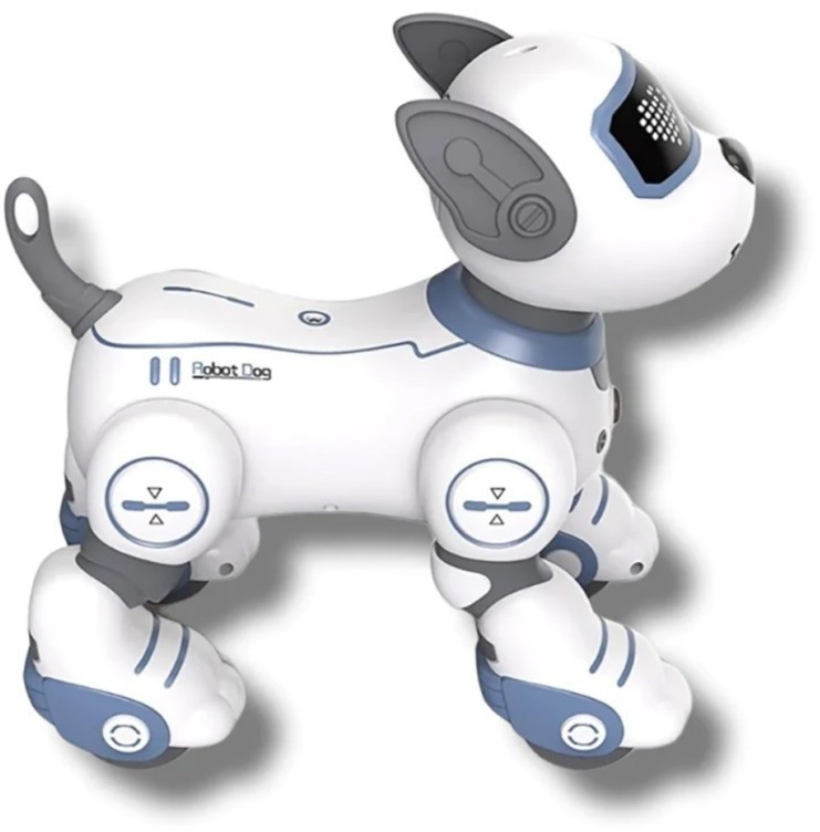 Радиоуправляемая интерактивная собака (русский звук, акб) (BG1533-BLUE)