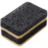 Набор губок для посуды из целлюлозы и кокосового волокна eco sponge, черные, 6 шт. (78839)