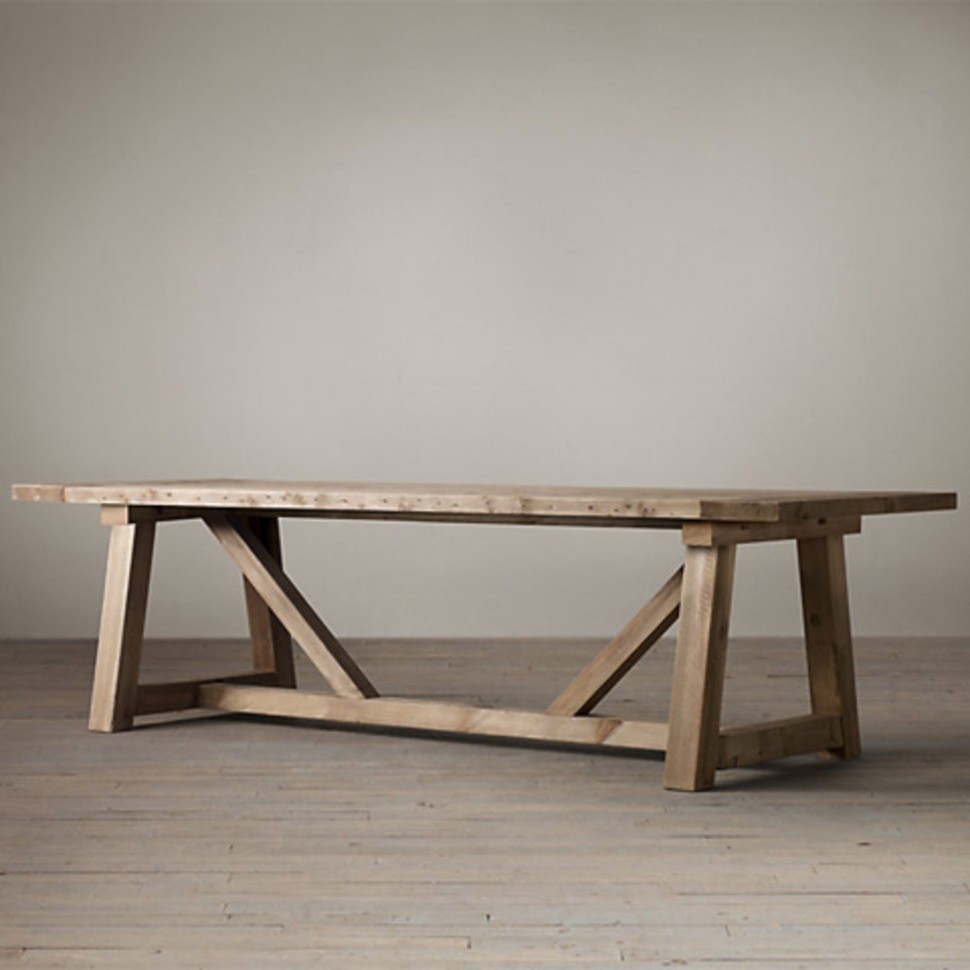 Стол Привиледж PRIVILEGE200, массив дуба, natural oak, RESTORATION HARDWARE