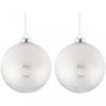 Набор шаров из 2 шт коллекция "вьюга"  диаметр=10 см Lefard (862-389)