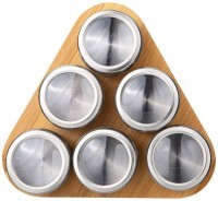 Набор для специй agness 6 пр. на подставке, 22,5х20,5х6,5см (912-049)