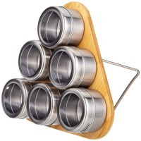 Набор для специй agness 6 пр. на подставке, 22,5х20,5х6,5см (912-049)