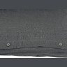 Пододеяльник изо льна темно-серого цвета essential, 150х200 см (63316)