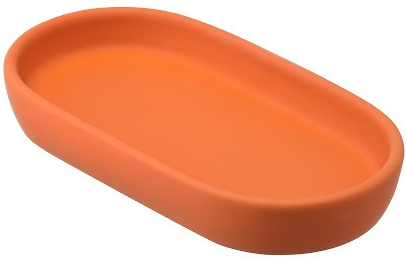 Подставка для ванных принадлежностей flow, терракотовая (78504)