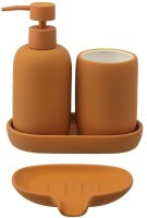 Подставка для ванных принадлежностей flow, терракотовая (78504)