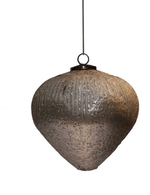 Новогодняя игрушка G19537, стекло, silver/gold, ROOMERS FURNITURE