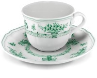 Кофейная пара LANT032VD151010/LANT032VD152130СНЯТО, фарфор, white, green, LE COQ
