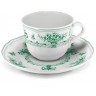 Кофейная пара LANT032VD151010/LANT032VD152130СНЯТО, фарфор, white, green, LE COQ