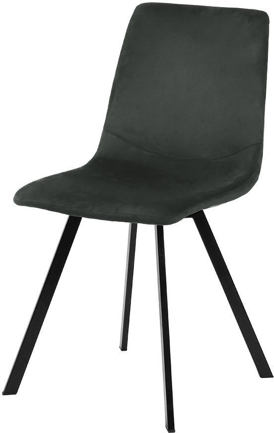 Стул jasper, экозамша, темно-серый (71515)