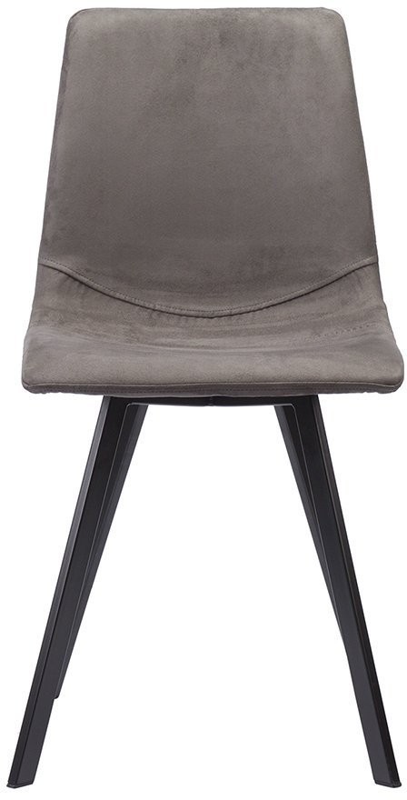 Стул jasper, экозамша, темно-серый (71515)