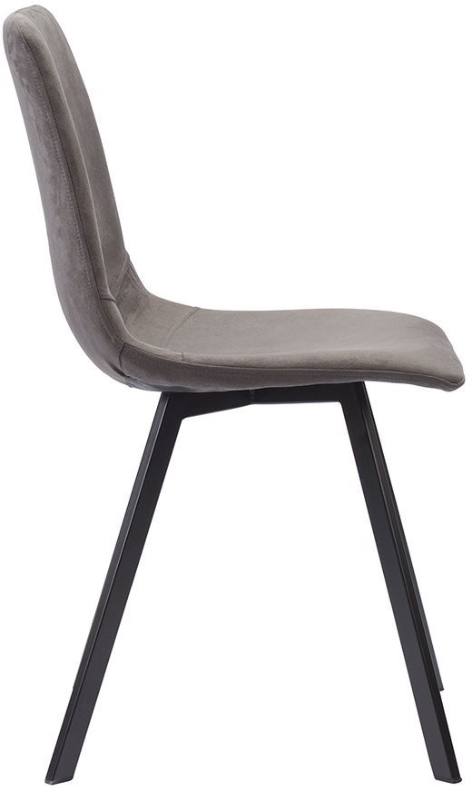 Стул jasper, экозамша, темно-серый (71515)