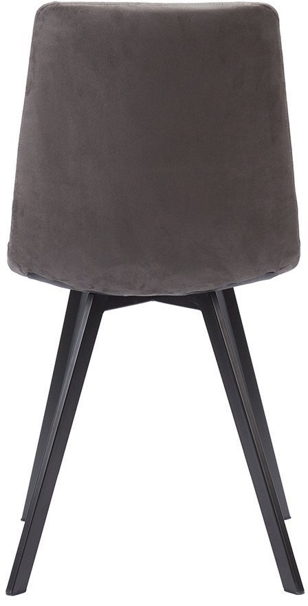 Стул jasper, экозамша, темно-серый (71515)