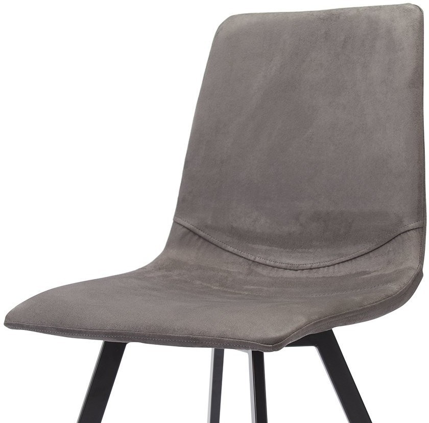 Стул jasper, экозамша, темно-серый (71515)