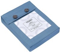 Набор наволочек из премиального сатина джинсово-синего цвета из коллекции essential, 70х70 см (79827)