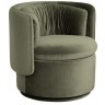 Кресло поворотное велюр зеленый 76*72*71см (TT-00014343)
