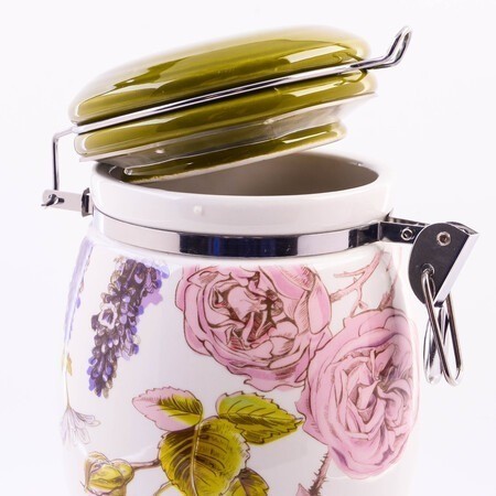 Банка для сыпучих 900мл Розовый сад LORAINE (60256)