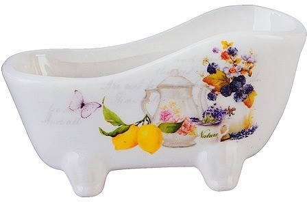 Подставка для губки 12х6х6,2см Утренняя свежесть LORAINE (60188)