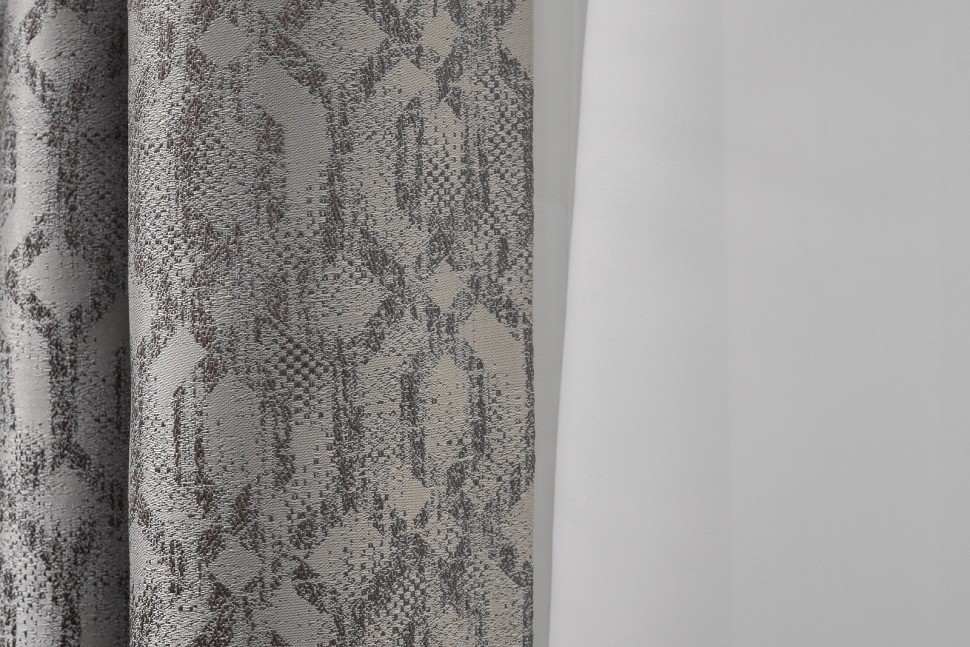 Портьера HOUSTON110 серая 275*260см (TT-00016737)