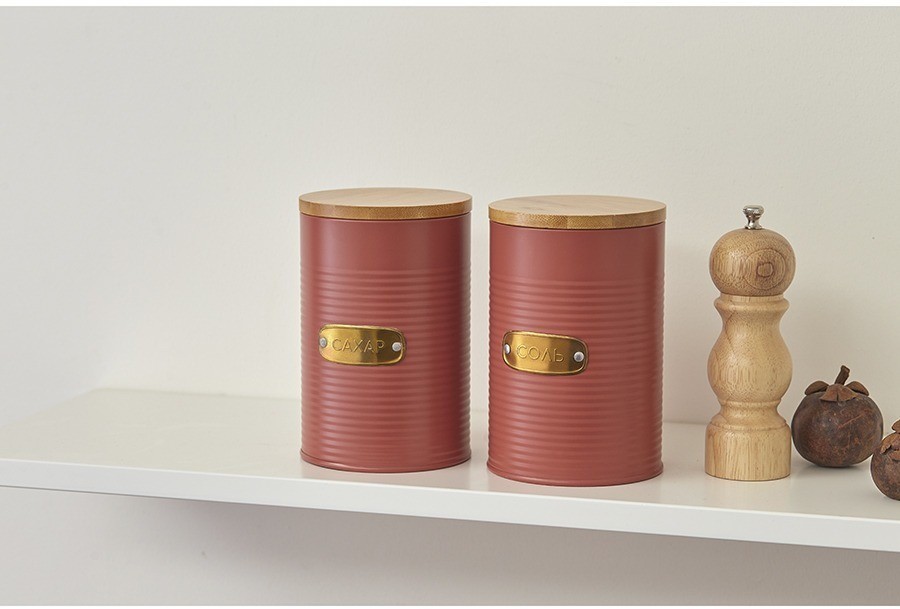 Банка для хранения соли irmel, 1,3 л, терракота (78399)