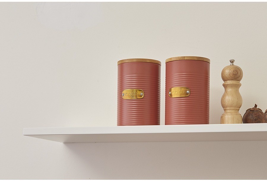 Банка для хранения соли irmel, 1,3 л, терракота (78399)