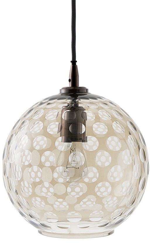 Светильник подвесной mystic aura, D22 см, коричневый (76546)