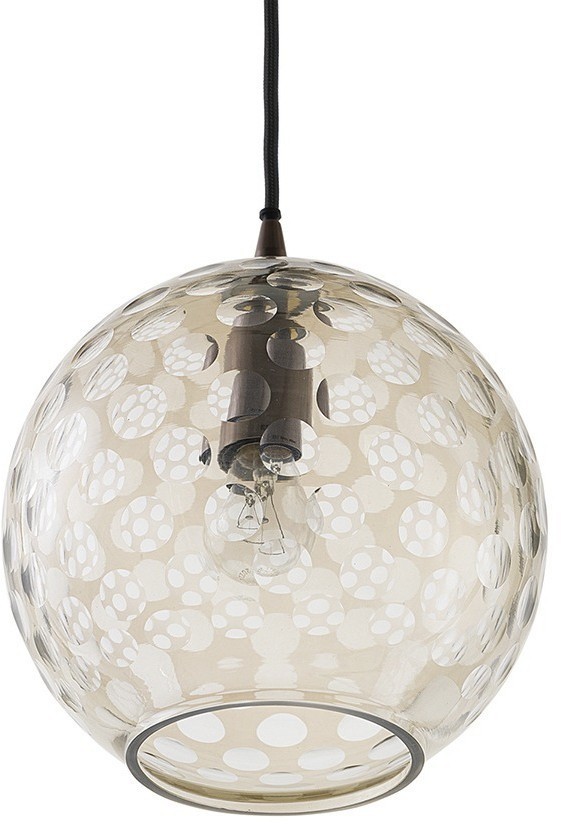 Светильник подвесной mystic aura, D22 см, коричневый (76546)