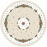 Скатерть  d145 cm круглая, "celebration", цвет: бежевый, tm lefard, полиэстер 100% (986-001-24)