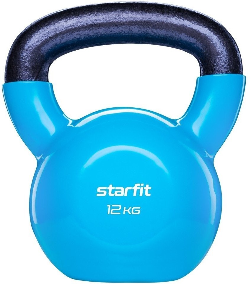 Гиря виниловая STARFIT DB-401, 12 кг, синий (998519)