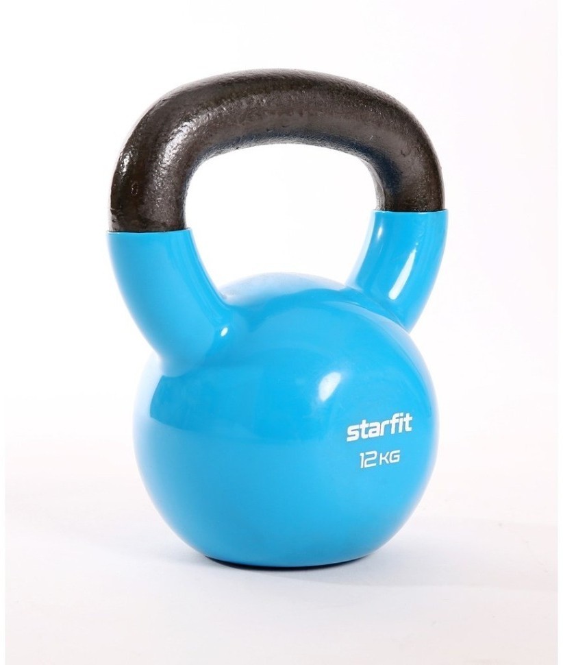 Гиря виниловая STARFIT DB-401, 12 кг, синий (998519)