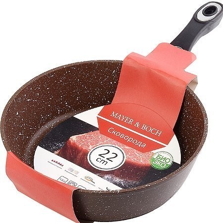 Сотейник алюм.22см мрам/крошка1,99л Mayer&Boch (30715)