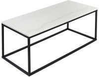 Столик журнальный mayen, 90х40 см, белый/черный (76062)
