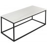Столик журнальный mayen, 90х40 см, белый/черный (76062)