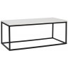 Столик журнальный mayen, 90х40 см, белый/черный (76062)