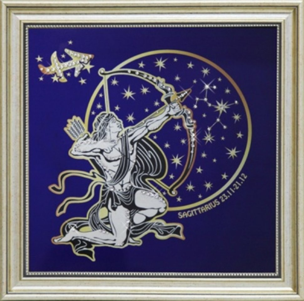 Картина Звездный Стрелец с кристаллами Swarovski (1741)