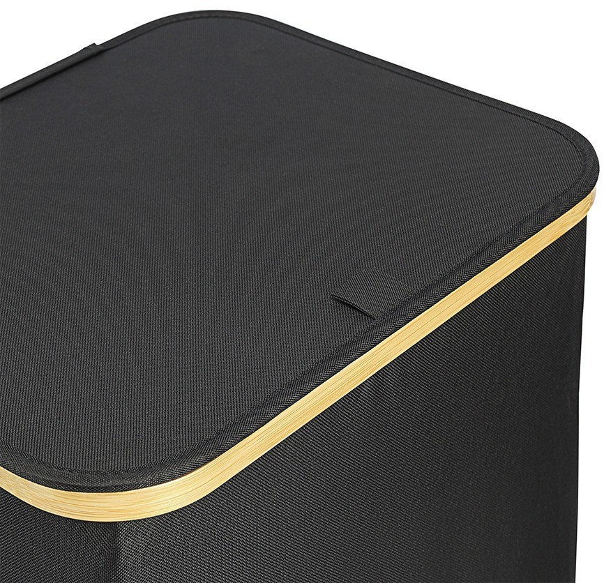 Корзина для белья neat tall, 41х35х74 см, черная (77872)