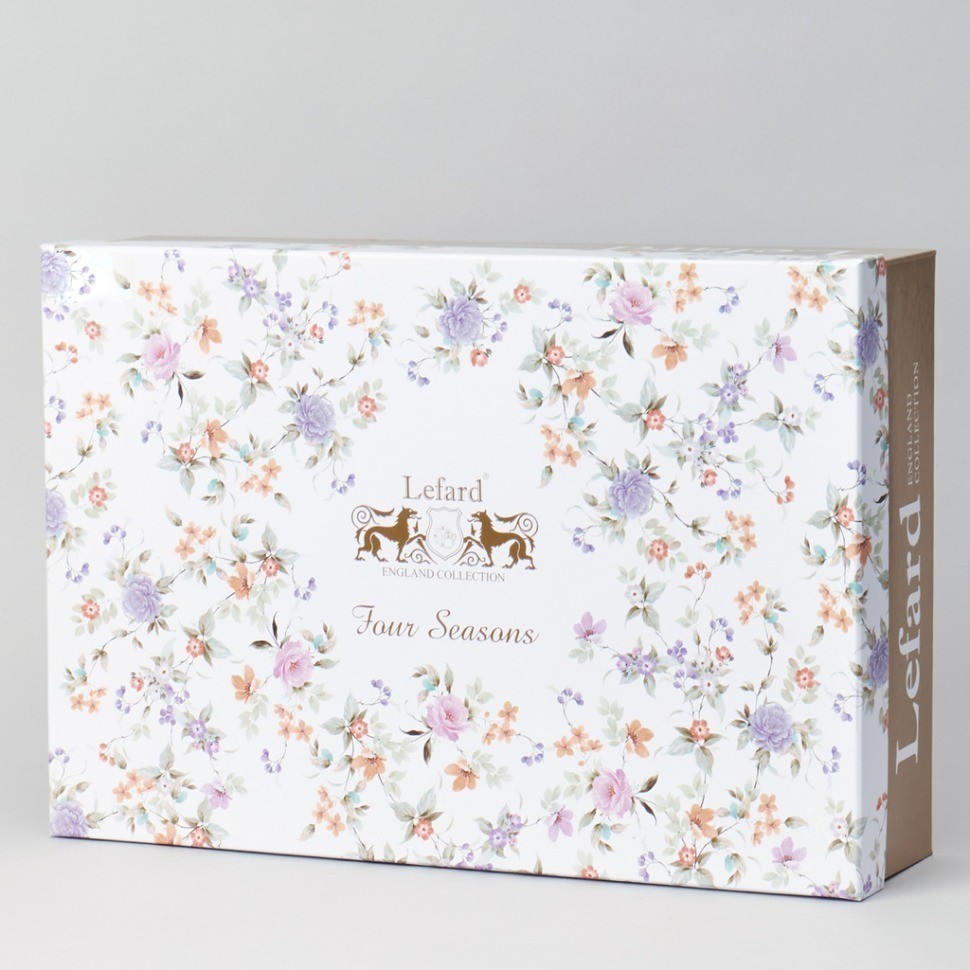 Чайный набор lefard "времена года" на 6 пер. 12 пр. 250 мл розовый (42-566)